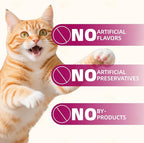 Wellix Freeze-Dried Cat Treats for Dog&Cat - Triberry Cat&Dog Yogurt Treats with Chicken Flavor Fruits - Probiotics Digestive&Immune Health Cats&Dogs Food Toppers 4.23oz