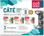 The Honest Kitchen Câté™ Grain Free Wet Cat Food Pâté Variety Pack - 2.8 oz (Pack of 8)