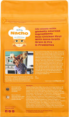 Made by Nacho Dry Cat Kibble 10lb Bag, High Protein Premium Cat Food with Freeze-Dried Pieces, Cage-Free Chicken, Duck & Quail, Limited Ingredients, Single Bag