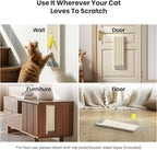 SVD.PET Cat Scratcher, Sisal Cat Scratching Board w/Replaceable Sisal Pad, Self-Groom Brush & Cat Toys, Vertical Cat Wall Scratcher, Cat Scratching Post for Indoor Wall, Furniture Protection