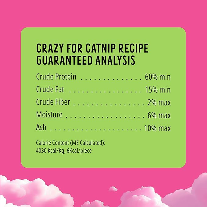 Bonkers Purrpops Freeze Dried Chicken & Catnip Flavor Lollipop Cat Treats, Healthy Single Ingredient Treats, Training Treats or Food Topper, for All Breeds and Ages, Value Pack (32 Pieces)