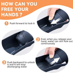 27 OZ Dog Water Bottle Portable Stainless Steel Convenient Pet Water Dispenser, Leak Proof Puppy Travel Water Bowl for Dog Outdoor Walking, Hiking, Perfect Size for All Dog Breeds, Whole Blue