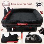 Globlazer Gothic Cat Tower for Indoor Cats, Heavy Duty Goth Cat Trees for Large Cats Adult Big Cats Maine Coon Cat Tree with Scratching Post, Extra Large Top Perch, Cat Condos, F61, Blood-Goth, 61inch