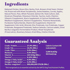 Halo Holistic Dog Food Cage Free Chicken & Brown Rice Formula, Healthy Grains Dry Dog Food, Complete Digestive Health, Kibble for Adult Dogs, 21 lb Bag