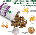 Doggie Dailies 5 in 1 Multivitamin for Dogs, Dog Multivitamin for Skin and Coat Health, Joint Health, Improved Digestion, Antioxidants, Support a Healthy Immune System (Peanut Butter) 225 Soft Chews
