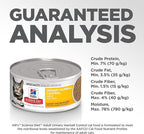 Hill's Science Diet Urinary Hairball Control, Adult 1-6, Urinary Track Health & Hairball Control Support, Wet Cat Food, Chicken Minced, 5.5 oz Can, Case of 24