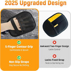 3 pcs Pet Hair Removal Glove for Dogs and Cats (2 Pack Mit, 1 Lint Scraper) - Electrostatic Fur Remover, Magic Brush Pet Hair Remover Tool for Laundry, Cloths, Carpet, Car Mats, Sofa & Bedding