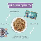 LOVE, NALA Grain-Free Wet Cat Food Pâté – 24 Pack – Natural Chicken & Fish Variety in Broth – Premium Whole Meat - Grain Free - Non GMO - Wet Food for Adult Cats