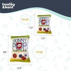 Huxley & Kent Funny Dog Toy w/Squeaker – Power Plush Squeaky Dog Toys for Small, Medium & Large Dogs – Soft Stuffed Animal for Indoor Play & Fetch - Skinny Pup, Small