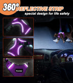 Halypet Cat Harness and Leash Set [ MAX Safety Third Generation ] Escape Proof Soft Adjustable Cat Leash Breathable Comfortable Vest Easy to Wear Kitten Harness for Outdoor Walking