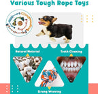 Zeaxuie 23 Pack Luxury Puppy Toys for Teething, Cute Small Dog Toys with Rubber Puppy Chew Toys, Treat Ball, Ropes and Plush Squeaky Dog Toys