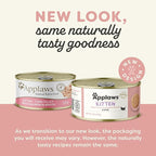 Applaws Natural Wet Kitten Food, Limited Ingredient, Grain-Free, Protein with No Artificial Additives, Tuna Fillet & Salmon in Broth (24 x 2.47oz Cans)