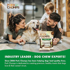 Pork Chomps Baked Pork Skin Dog Chews, 11-inch Knots, 4 Count