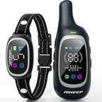 2-in-1 Dog Shock Collar and Bark Collar for Dogs – 3300FT Dog Training Collar with Remote, IP67 Waterproof e Collar with Anti-Bark/Beep/Vibration/Shock Modes for Small Medium Large Dog(8-120Lbs)