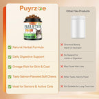 4-in-1 Flea Treatment for Cats Chewable, Natural Cat Flea and Tick Prevention Chewable Supplement for Skin & Coat | Immunity Support | Digestive | Flea & Tick Treatment for All Breeds & Sizes