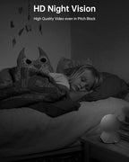 FOSCAM 3K 5MP WiFi Pet Cameras for Home Security, 2.4GHz Indoor Camera Baby Monitor with 360° Pan Tilt, 2-Way Audio, 20X Digital Zoom, Night Vision, AI Human Detection, Cloud & SD Card Storage