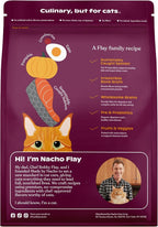 Made by Nacho Dry Cat Kibble 2lb Bag, High Protein and Grain-Friendly Premium Cat Food, Sustainably Caught Salmon and Pumpkin, Infused with Bone Broth for Hydration, Limited Ingredients, Single Bag