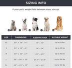 Bedsure Calming Dog Bed for Small Dogs - Donut Washable Small Pet Bed, Round Anti-Slip Fluffy Plush Faux Fur Large Cat Bed, Fits up to 25 lbs Pets, Light Blue, 23 inches