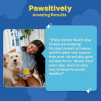Happy Paws Dental Chews for Dogs, Spearmint Flavor Soft Chews with Coconut Oil, Enzyme Blend, Spirulina, Sea Kelp & P-6 Probiotics, Supports Oral Hygiene, Fresh Breath & Digestive Health, 200 Count