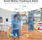 Security Camera Indoor Cam-2K 360° WiFi Cameras for Home Security,Pan & Tilt,Pet/Dog/Baby Camera with Phone app,2-Way Audio,Night Vision,24/7 Cloud & Micro SD Card Storage 1 Pack