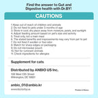 Dr.by CAT BIOME Cat Probiotics - Digestive & Gut Support for Cats, Diarrhea Relief, Immunity Booster with Lactiplantibacillus plantarum Lickable Formula Individually Packaged