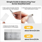 SVD.PET Cat Scratching Post Replacement, 17” x 2.95” Jute Rope Cat Tree Replacement Post, Refill Scratcher Posts with M8 Screws for Indoor Cat Tree, Cat Tower and DIY Cat Scratcher (1PCS)