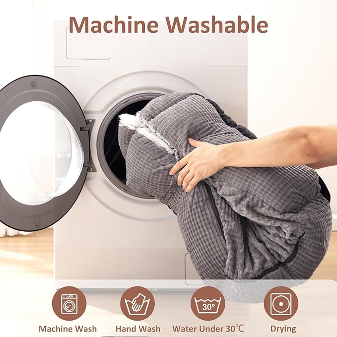 MIXJOY Dog Beds for Large Medium Small Dogs, Rectangle Cave Hooded Blanket Puppy Bed, Luxury Orthopedic Cat Beds for Indoor Cats, Warmth and Machine Washable (35 inches, Grey)