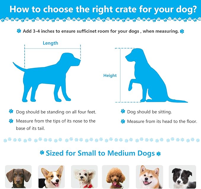 Rustic Brown Heavy Duty Furniture Dog Crate, Wood and Metal Kennel Cage, Pet House End Table with Drawer and Pull-Out Design, Dog Home for Indoor use, Medium Size