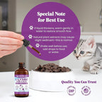 Special Breed L-Lysine for Cats & Kittens – Immune, Respiratory & Eye Health Support – Liquid Cat Supplement with Astragalus, Burdock, Atractylodes, Dangshen & Vitamins A, B1, B2, B6 – 4oz (120mL)