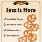 Gootoe Turkey Tendon Dog Treats, Pretzel (S) 6 Pieces per Pack, USA-Sourced Turkey Tendon, Natural Snack, Premium Puppy Chews, Hypoallergenic, Reseal Value Bags, Size for Small Dogs