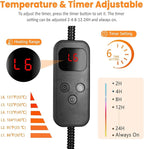 Heated Cat Bed for Indoor Cats, 20’’ Electric Cat Heated Bed Pet Warming Bed for Cats and Small Dogs, Washable Calming Round Donut Pet Bed with Heating Pad, Indoor Use