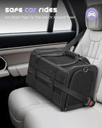 MIDOG Cat Carrier Soft for Small to Medium-Sized Cats,Up to 25 Lbs,TSA Airline Approved Soft Sided Pet Carrier,Collapsible Travel Cat Carry Bag(Black,20 inch x 13 inch x 13 inch)