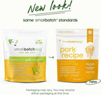 smallbatch Pets Freeze Dried Raw Dog Food, Pork Recipe, 14 oz, Organic High Protein Dog Food, Grain Free, Made in The USA, Humanely Raised Meat, Single Protein, for Picky Eaters, Hydrate & Serve