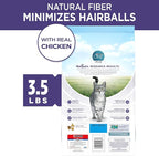 Purina ONE Natural Cat Food for Hairball Control, +PLUS Hairball Formula - 3.5 lb. Bag