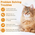 Cat Deterrent Spray - Indoor Effective Cat Deterrent to Keep Cats Away, Stop Cat Urination and Scratching - Training Aid for Furniture, Sofas, Rugs, Curtains (2)