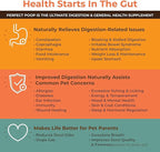 Perfect Poop Digestion & General Health Supplement for Dogs: Fiber, Prebiotics, Probiotics & Enzymes Relieve Digestive Conditions, Optimize Stool, and Improve Health (Chicken, 30.0 oz)