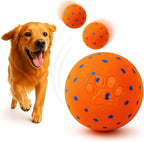2025 Upgraded Version of Smart Interactive Dog Toy, Made of Safer and Stronger E-TPU Material, with Built-in Anti-mistouch Switch, Suitable for All Dogs to Keep Them Busy (Orange, Large)