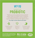 VetIQ Probiotic Powder for Dogs, Compare to Fortiflora Probiotic Powder*, Treats Diarrhea, Digestive Issues, and Food Sensitivity, Chicken Flavored Single Serve Packets, 30 Count