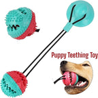 Suction Cup Dog Toy – Interactive Dog Toy for Aggressive Chewers, Durable Tug Rope & Treat Dispensing Ball for Training, Teething & Boredom Relief. for Medium & Large Dogs.