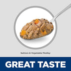 Hill's Science Diet Indoor, Adult 1-6, Easy Litter Box Cleanup, Wet Cat Food, Salmon & Vegetables Stew, 5.5 oz Can, Case of 24