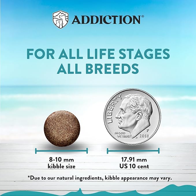 Addiction Salmon Bleu Grain-Free Dry Cat Food – Rich in Omega-3 for Healthy Skin & Coat – Complete & Balanced Salmon Recipe for All Life Stages – Made in New Zealand 4lb