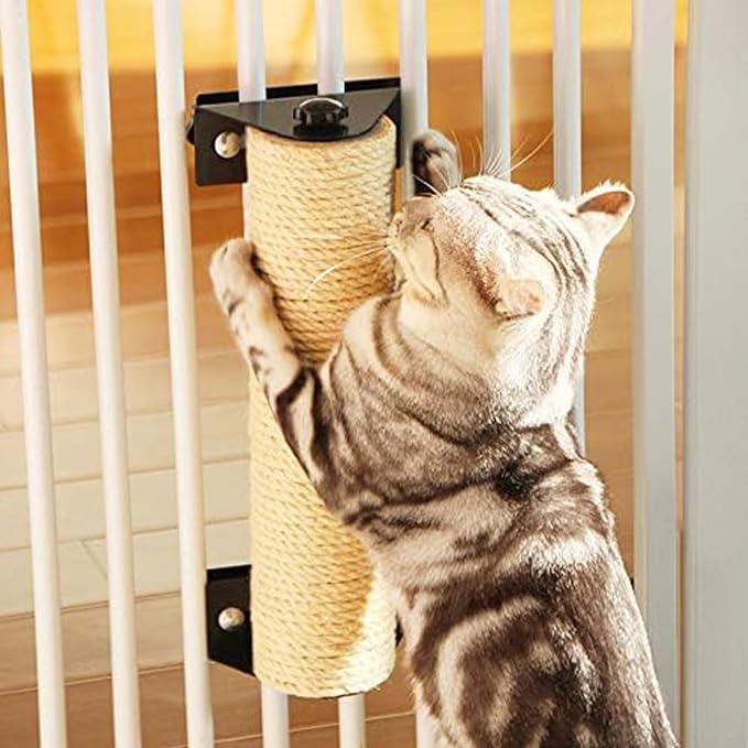 1/6 in (4mm) X 328 Ft (100meter) Natural Sisal Hemp Rope Heavy Duty Thick Twine for Cat Scratcher Post Tree, Garden, Binding, Crafts Packing Material