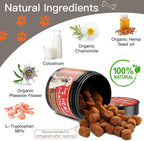 Advanced Calming Chews for Dogs, Dog Calming Chews - Anxiety Relief Treats and Bites for Dogs - Separation, Barking, Thunder, Noise, Stress, Pet Supplement, All Ages & Sizes - (Chicken 120 Ct)