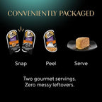 Sheba Perfect Portions Wet Cat Food Pate Savory Chicken Entree and Roasted Turkey Entree Variety Pack, 2.6 oz. Twin Pack Trays (12 Count, 24 Servings) (Pack of 2)