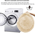 Cat Beds for Indoor Cats,20 Inch Dog Bed for Small Melium Large Dogs, Washable-Round Pet Bed for Puppy and Kitten with Slip-Resistant Bottom