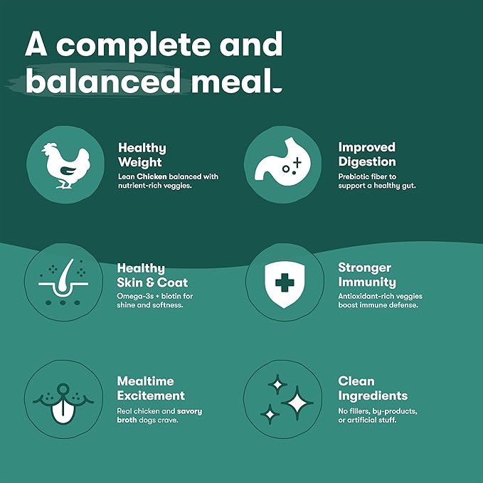 Jinx Premium Wet Dog Food Cans, Variety Pack - Salmon & Chicken Pate - Grain-Free Canned Dog Food Pate & Topper with Real Ingredients & No Fillers - All Life Stages, Breeds & Sizes - 12-Pack, 13 Oz