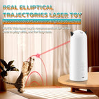 Laser Cat Toys for Indoor Cats, [2025 Newly Upgraded] Real Trajectory Motion Activated Cat Toy, Automatic Laser Pointer Interactive Automated Cat Toys for for Bored Indoor Adult Cats/Dogs/Kittenes