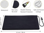 Pet Heating Pad for Dog Heating Pad for Cat Electric Mat Heated Pet Bed Mat Pet Heating Pad with Timer and Soft Washable Cover (X-Large:32" x 20")