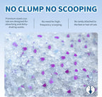 Made4Pets Cat Litter Crystals, Non Clumping Cat Litter Odor Control Kitty Litter Non Clumping No scooping Low Dust, Low Tracking, Lightweight, Dehydrates Waste, Lavender – 25.8 lbs (6 x 4.3 lb Packs)