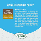 Nature's Logic Grain-Free Canned Dog Food - 90% Animal Proteins - 100% Natural Wet Dog Food Cans - No Common Allergens - All Life Stages - Ideal for Sensitive Dogs - Sardine, 12/13.2oz